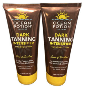 2 New Ocean Potion Dark Tanning Intensifier Tanning Lotion 6.8 fl oz